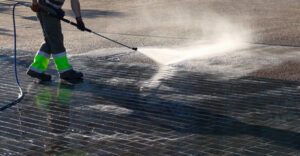pressure washing